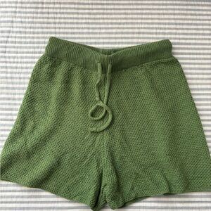Lovers + Friends Olive Knit Women's Shorts